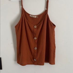 Waffleknit crop